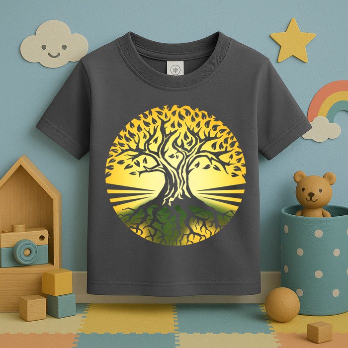 Stylized Druid Tree Toddler T-Shirt