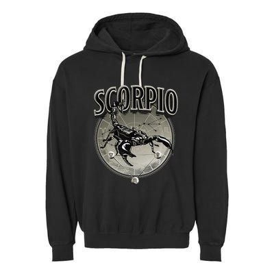 Scorpio Tee Zodiac Sign Scorpio Garment-Dyed Fleece Hoodie