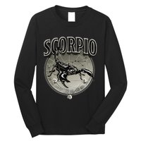 Scorpio Tee Zodiac Sign Scorpio Long Sleeve Shirt