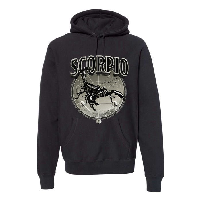 Scorpio Tee Zodiac Sign Scorpio Premium Hoodie