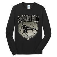 Scorpio Tee Zodiac Sign Scorpio Tall Long Sleeve T-Shirt