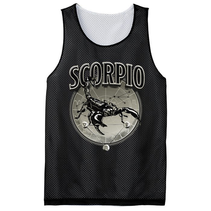 Scorpio Tee Zodiac Sign Scorpio Mesh Reversible Basketball Jersey Tank