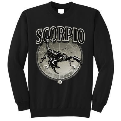 Scorpio Tee Zodiac Sign Scorpio Tall Sweatshirt