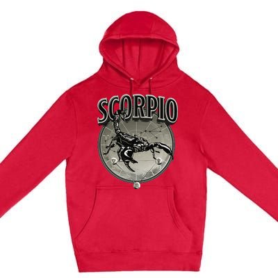 Scorpio Tee Zodiac Sign Scorpio Premium Pullover Hoodie