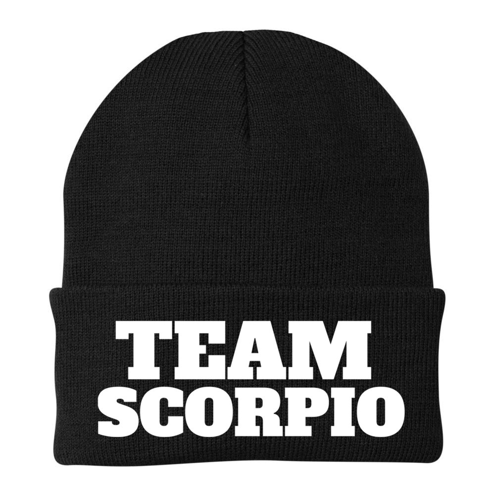 Scorpio Team Zodiac Astrology Horoscope Gift Beanie