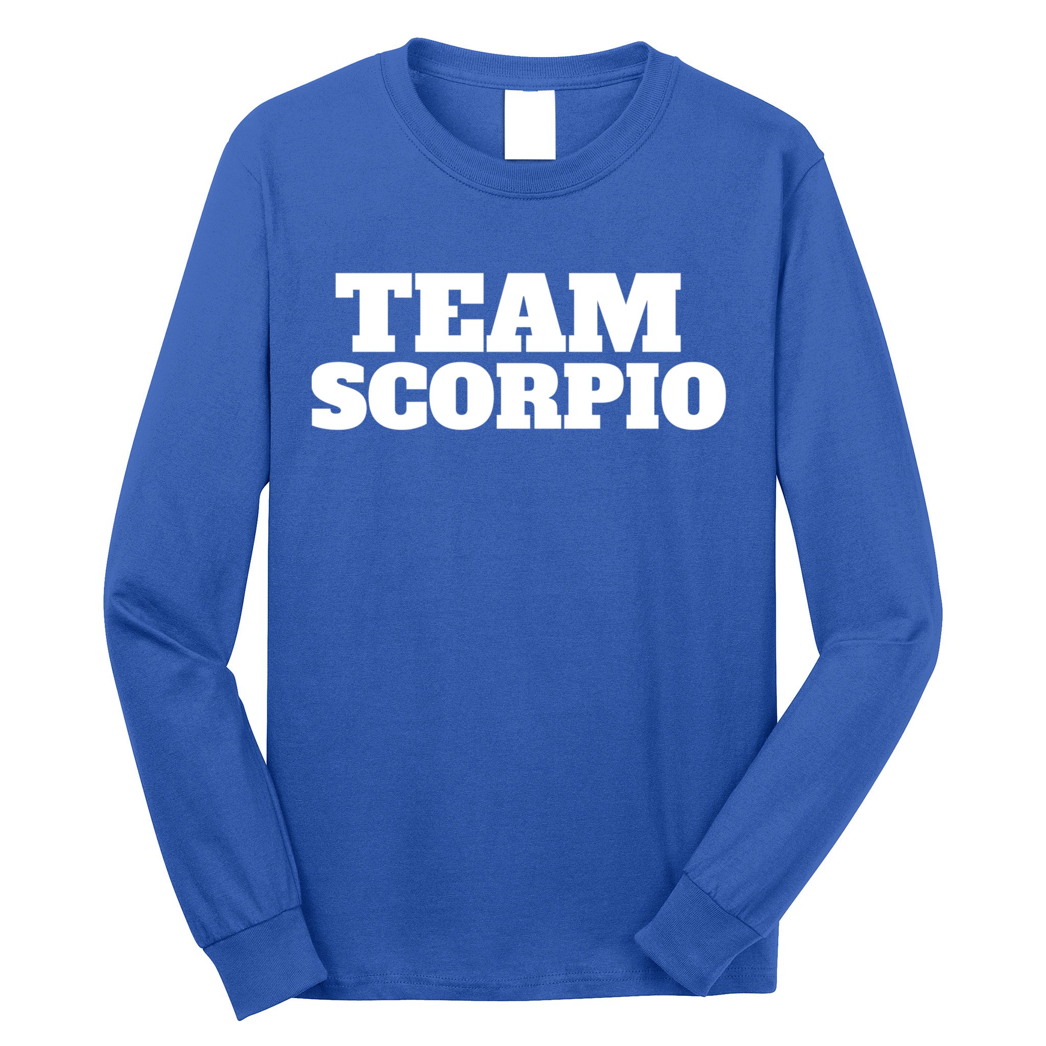 Scorpio Team Zodiac Astrology Horoscope Gift Long Sleeve Shirt