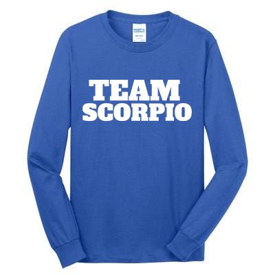 Scorpio Team Zodiac Astrology Horoscope Gift Tall Long Sleeve T-Shirt