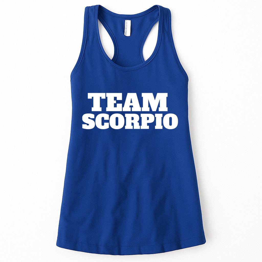 Scorpio Team Zodiac Astrology Horoscope Gift Womens Tank Top