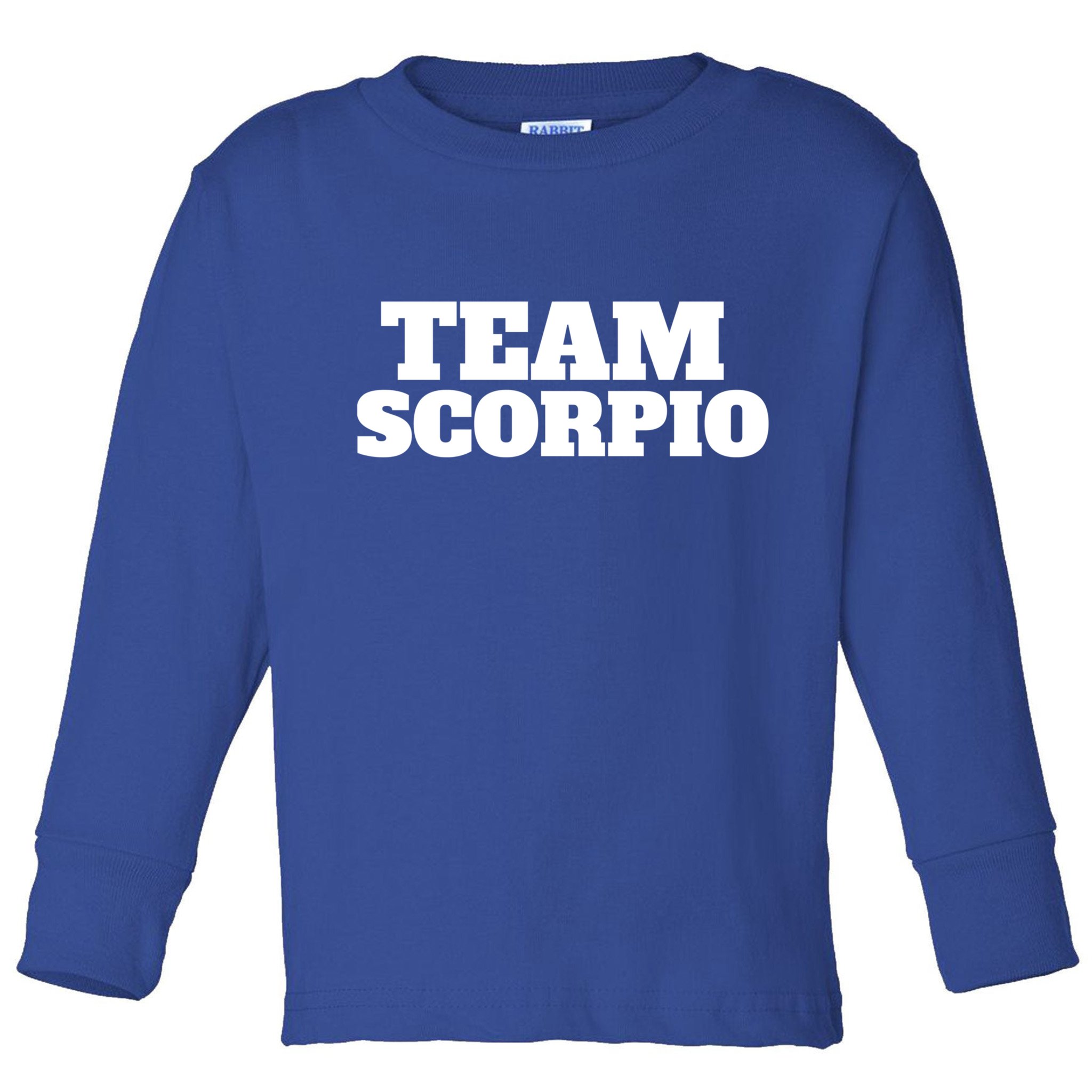 Scorpio Team Zodiac Astrology Horoscope Gift Toddler Long Sleeve Shirt