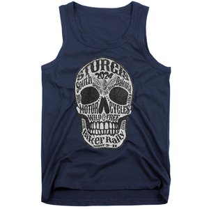 Sturgis Usa 2024 Skull Front Back South Dakota Biker Premium Tank Top