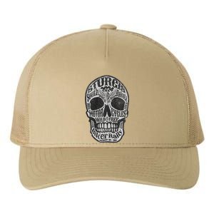 Sturgis Usa 2024 Skull Front Back South Dakota Biker Premium Yupoong Adult 5-Panel Trucker Hat