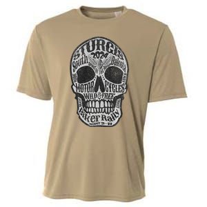 Sturgis Usa 2024 Skull Front Back South Dakota Biker Premium Cooling Performance Crew T-Shirt