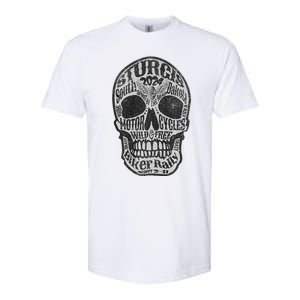 Sturgis Usa 2024 Skull Front Back South Dakota Biker Premium Softstyle CVC T-Shirt