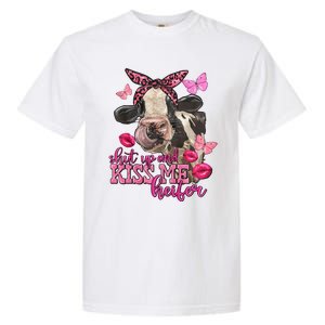 Shut Up And Heifer Cow Valentine's Day Couple Valentine Garment-Dyed Heavyweight T-Shirt