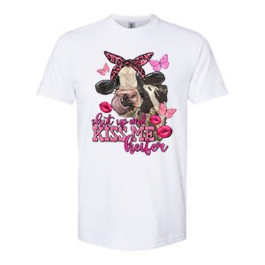 Shut Up And Heifer Cow Valentine's Day Couple Valentine Softstyle CVC T-Shirt