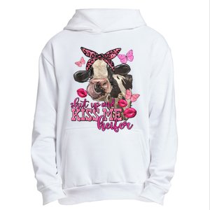 Shut Up And Heifer Cow Valentine's Day Couple Valentine Urban Pullover Hoodie