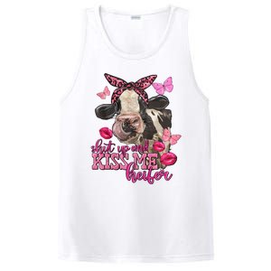 Shut Up And Heifer Cow Valentine's Day Couple Valentine PosiCharge Competitor Tank