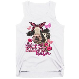 Shut Up And Heifer Cow Valentine's Day Couple Valentine Tank Top