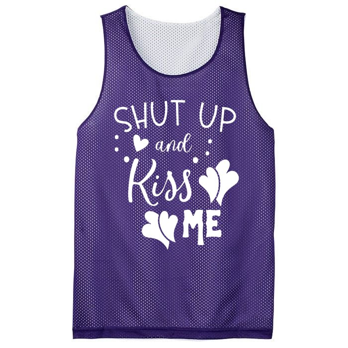 Shut Up And Kiss Me Mesh Reversible Basketball Jersey Tank