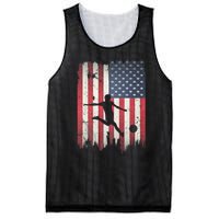 Soccer Usa American Flag 4th Of July Patriotic Sports Mesh Reversible Basketball Jersey Tank