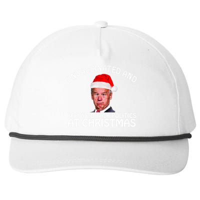 Santa Unvaccinated And Ready To Talk Politics At Christmas Snapback Five-Panel Rope Hat