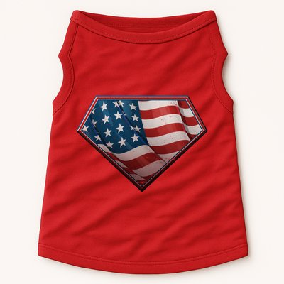 Super USA American Flag Doggie Tank