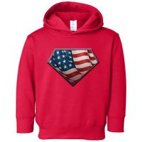 Super USA American Flag Toddler Hoodie