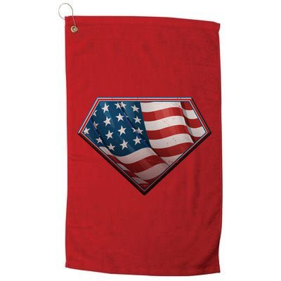 Super USA American Flag Golf Towel