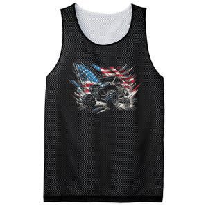 Sxs Utv American Flag Outdoors Mesh Reversible Basketball Jersey Tank