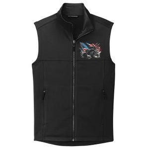 Sxs Utv American Flag Outdoors Collective Smooth Fleece Vest