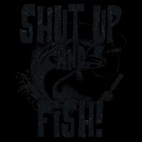 Shut Up And Fish Funny Fishing Backpack