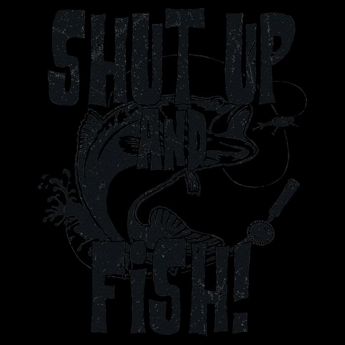 Shut Up And Fish Funny Fishing Backpack