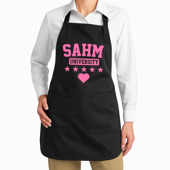 SAHM University Apparel Long Sleeve Apron