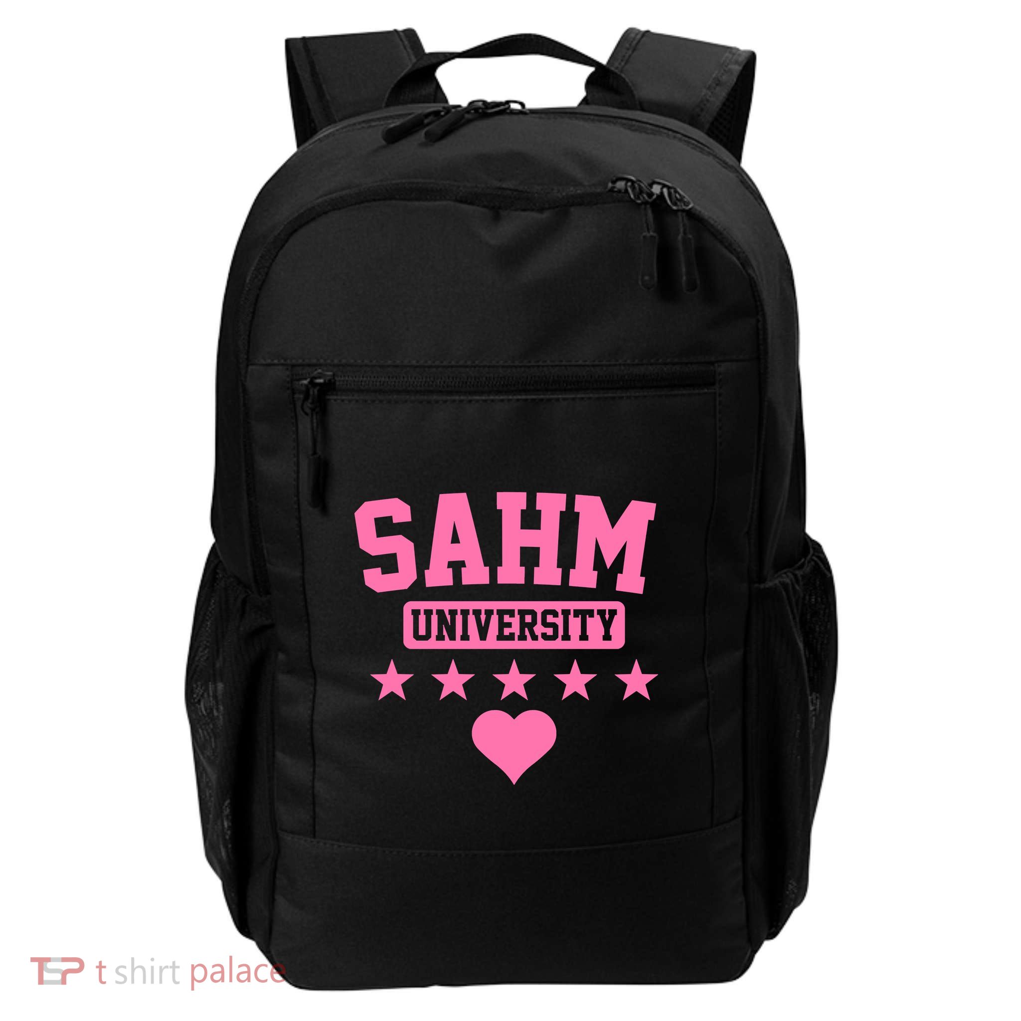 SAHM University Apparel Long Sleeve Backpack