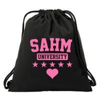 SAHM University Apparel Long Sleeve Drawstring Bag