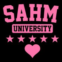 SAHM University Apparel Long Sleeve Drawstring Bag