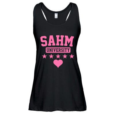 SAHM University Apparel Long Sleeve Ladies Essential Flowy Tank