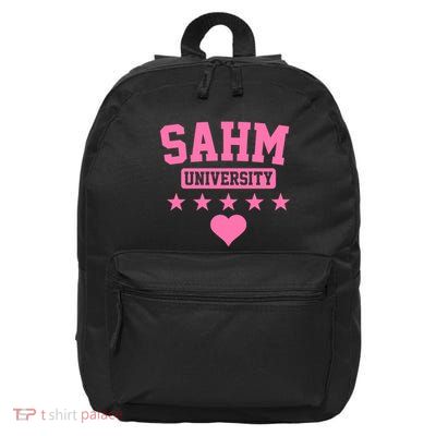 SAHM University Apparel Long Sleeve 16 in Basic Backpack