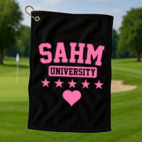 SAHM University Apparel Long Sleeve Golf Towel