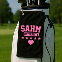 SAHM University Apparel Long Sleeve Golf Towel