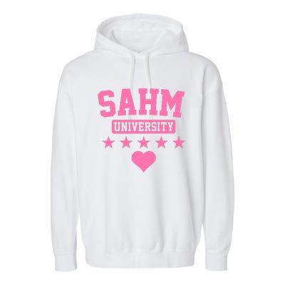 SAHM University Apparel Long Sleeve Garment-Dyed Fleece Hoodie