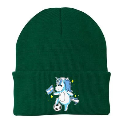 Soccer Unicorn Argentina Jersey Shirt Argentinian Football Knit Cap Winter Beanie