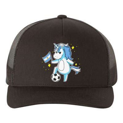 Soccer Unicorn Argentina Jersey Shirt Argentinian Football Yupoong Adult 5-Panel Trucker Hat