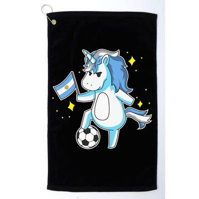Soccer Unicorn Argentina Jersey Shirt Argentinian Football Golf Towel