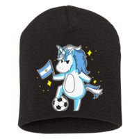 Soccer Unicorn Argentina Jersey Shirt Argentinian Football Short Acrylic Beanie