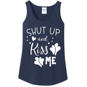 Shut Up And Kiss Me Ladies Essential Tank