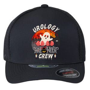 Spooky Urology Boo Crew Urology Nurse Halloween Matching Gift Flexfit Unipanel Trucker Cap