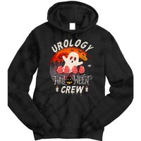 Spooky Urology Boo Crew Urology Nurse Halloween Matching Gift Tie Dye Hoodie