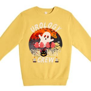 Spooky Urology Boo Crew Urology Nurse Halloween Matching Premium Crewneck Sweatshirt