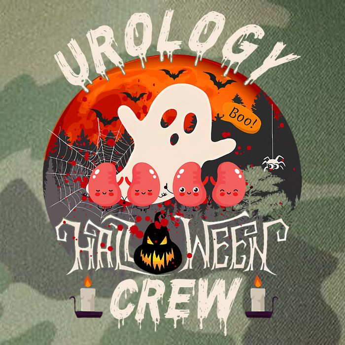 Spooky Urology Boo Crew Urology Nurse Halloween Matching Legacy Tie Dye Trucker Hat